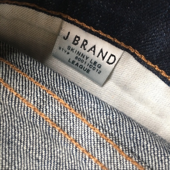 J Brand Mid Rise Skinny Leg League Jean straight 28 - Picture 4 of 6